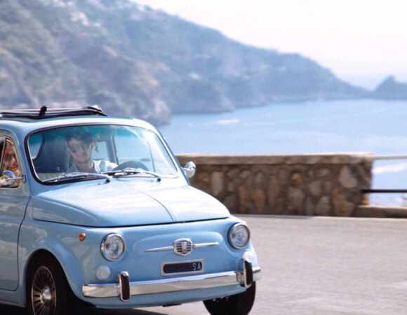 Fiat 500 Vintage rental from Salerno to the Amalfi Coast: an experience not to be missed