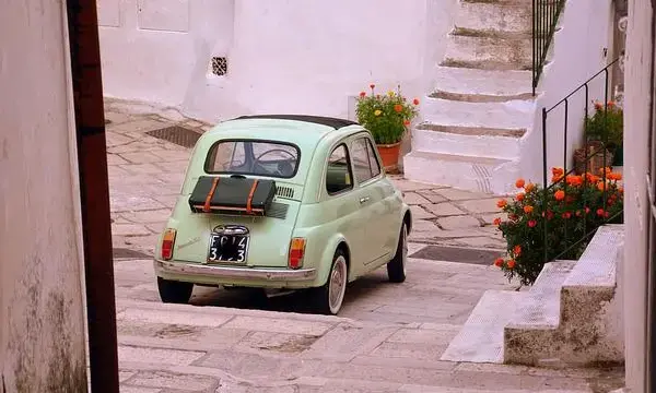 Fiat 500 vintage Amalfi Coast