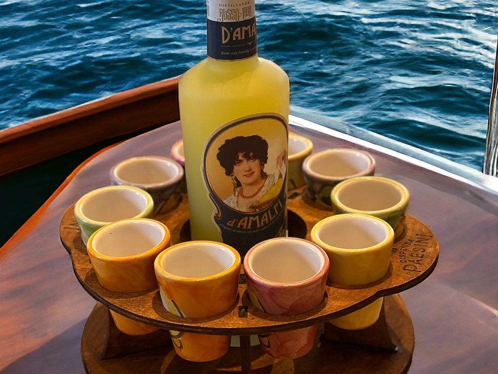 Porta limoncello da barca