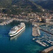 Cruise ships docked at the Port of Salerno, gateway to the Amalfi Coast