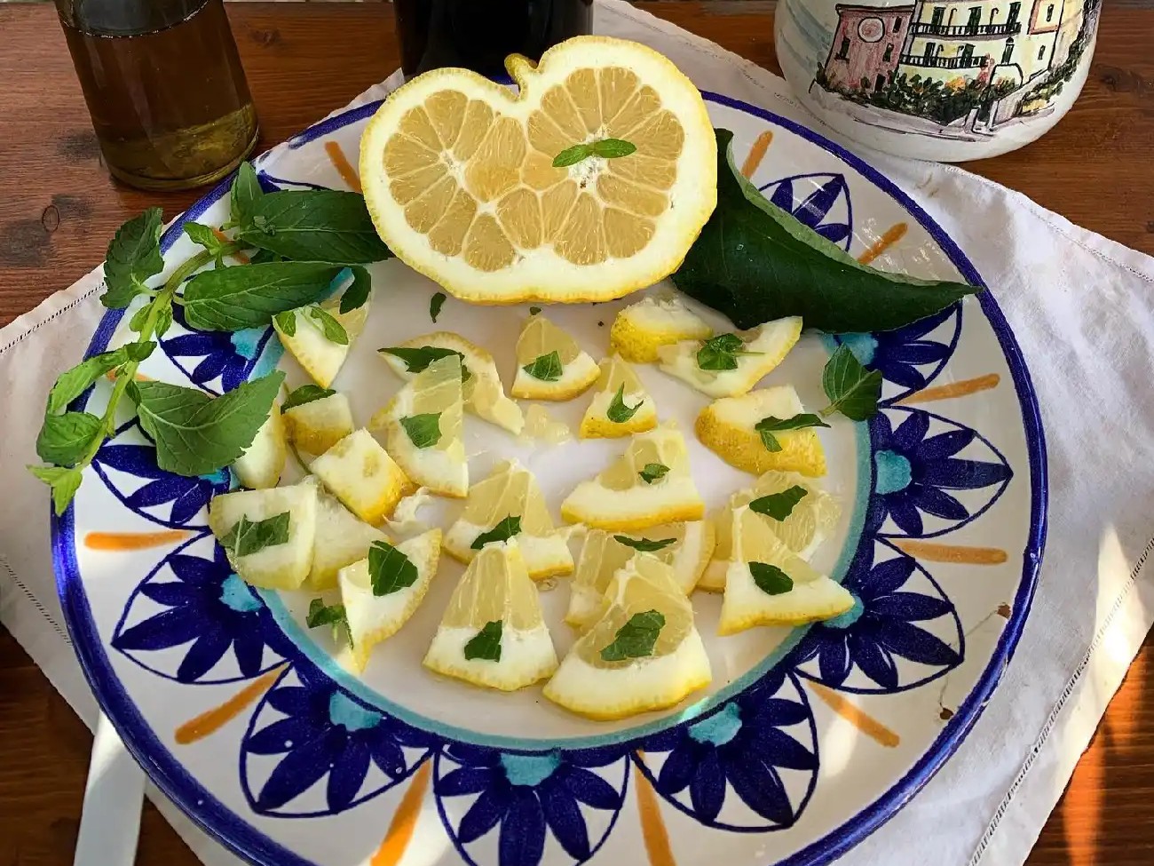 Insalata di limone tipica Amalfi