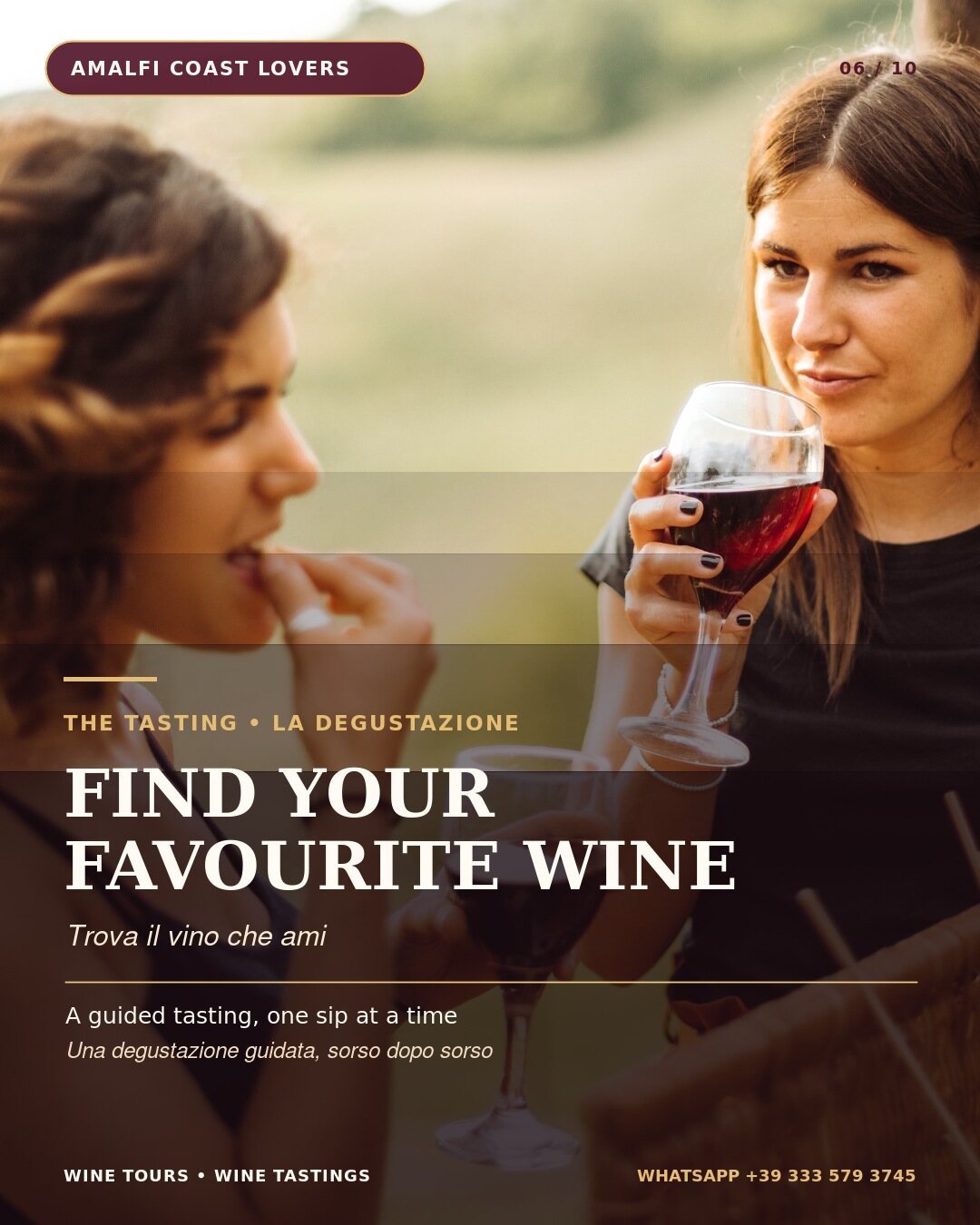 Degustazione guidata di vini campani con sommelier